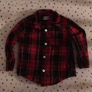 Buffalo plaid button up shirt